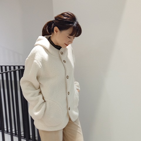 Autumn/Winter　エコウール＆ボアリバーシブルジャケット【31274】