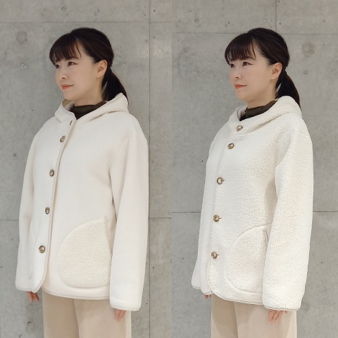 Autumn/Winter　エコウール＆ボアリバーシブルジャケット【31274】