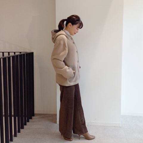 Autumn/Winter エコウール＆ボアリバーシブルジャケット【31274