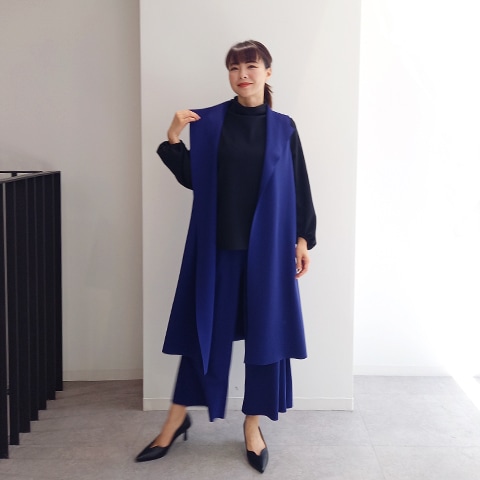 La mer ラメール　ベルベットロングリボンタイ　ラージサイズ Aqua】ロングジレ 【3132790】 | おすすめ商品 | レディース