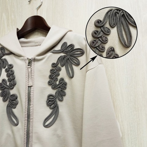 コード刺繍・デザインフーディー【75127】