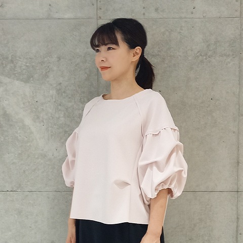 【Aqua】袖ボリュームプルオーバー【1236790】