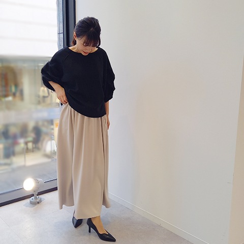 【Aqua】袖ボリュームプルオーバー【1236790】