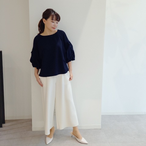 【Aqua】袖ボリュームプルオーバー【1236790】