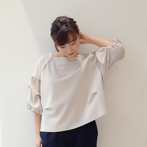 【Aqua】袖ボリュームプルオーバー【1236790】