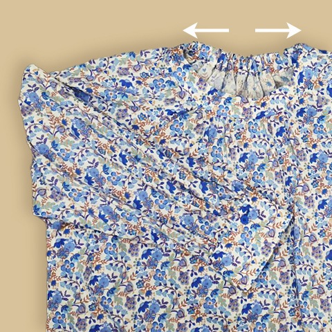 【Liberty】カバーアップブラウス 【0136791】