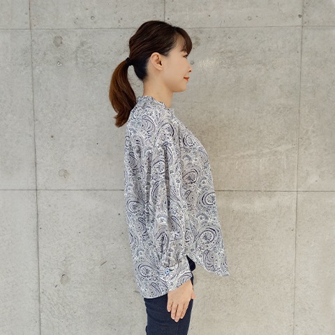 【Liberty】カバーアップブラウス 【0136791】