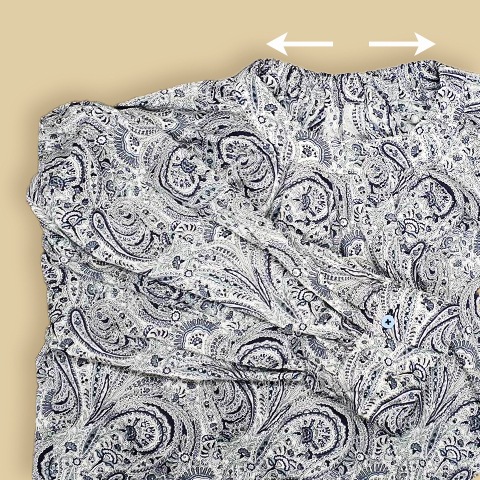 【Liberty】カバーアップブラウス 【0136791】