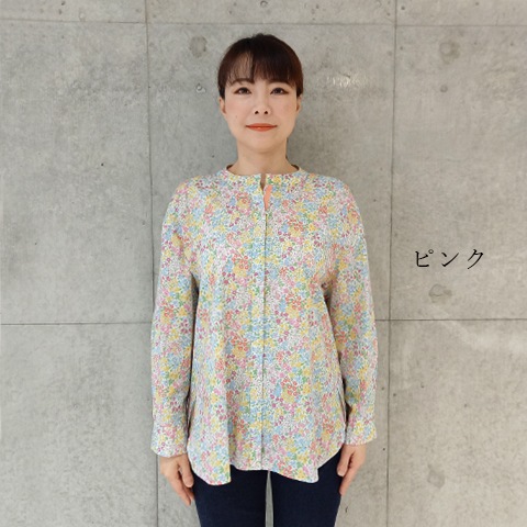 【Liberty】フロントフライブラウス 【0136792】