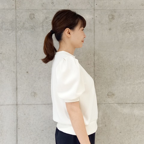 Spring/Summer 【Aqua】パフスリーブTシャツ【1334790