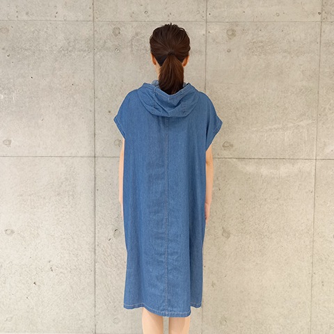 2024　Spring/Summer　デニムフーデットワンピース 【67747】
