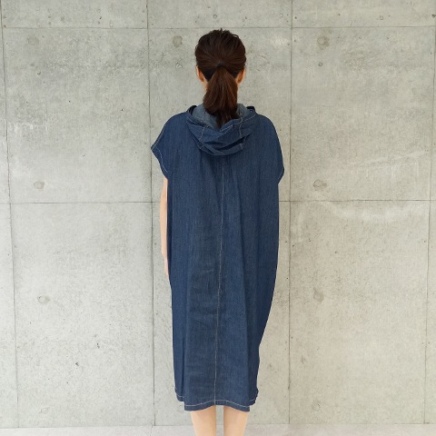 2024　Spring/Summer　デニムフーデットワンピース 【67747】