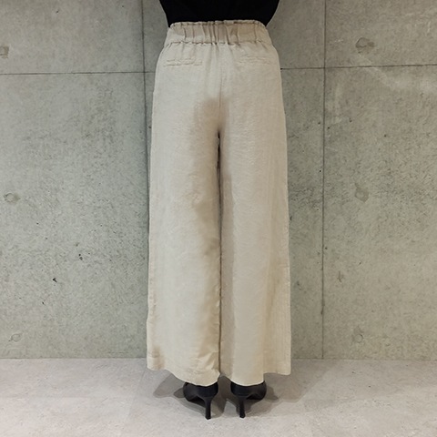 Summer 1/40フレンチリネンキャンパスワッシャーベイカーワイドパンツ【6232790-36】