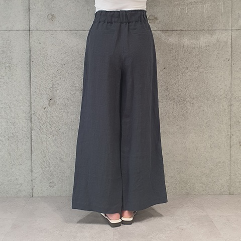 Summer 1/40フレンチリネンキャンパスワッシャーベイカーワイドパンツ【6232790-36】