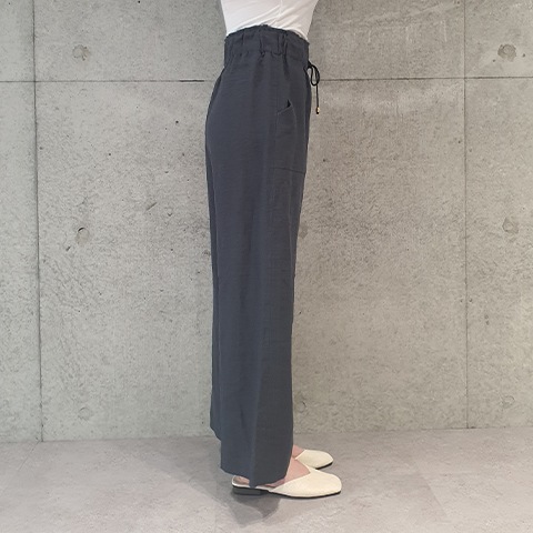 Summer 1/40フレンチリネンキャンパスワッシャーベイカーワイドパンツ【6232790-36】