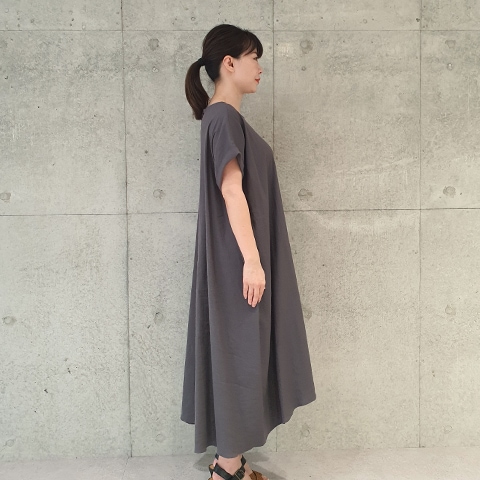 ストレッチリネンワンピース【5126703-38】