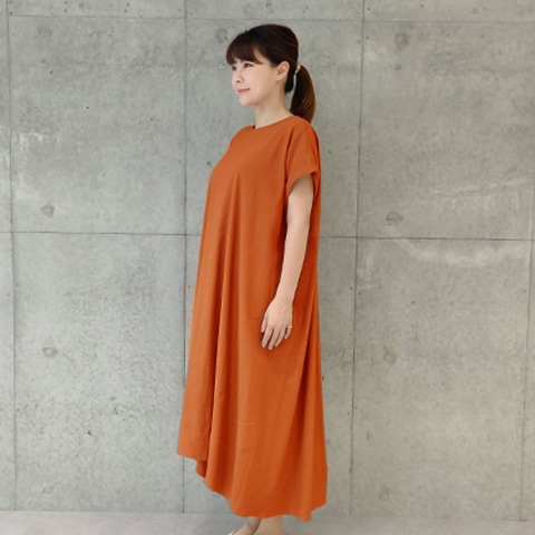 ストレッチリネンワンピース【5126703-38】