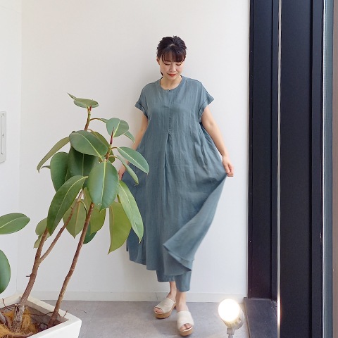 【美品】fith(フィス) フレンチリネンワンピース　140 紫　匿名配送 セール アウトレットベビー・キッズ - 【美品】fith(フィス