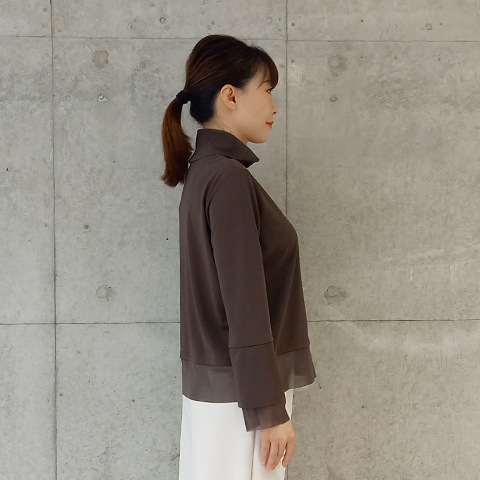 【エメラルドフロウジョン】パワーネット切替長袖プルオーバー【1136790】