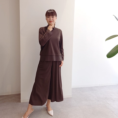 【エメラルドフロウジョン】ワイドパンツ【6136790】