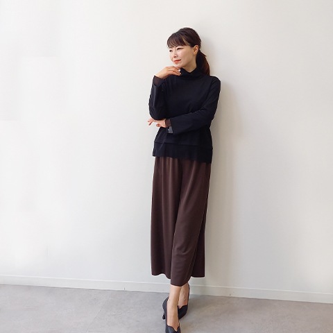 【エメラルドフロウジョン】ワイドパンツ【6136790】