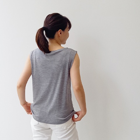 Super120's GRANDICH WOOL ハーフスリーブTシャツ【1436761】