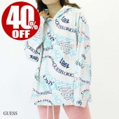 �����ȥ�å� GUESS ���� GO WAVE TERRY CLOTH ���� �ա��ǥ��� �ѡ����� PRINT S������ M������