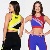 ZUMBA ズンバ 正規品 カラーブロック ブラトップ RED/PURPLE YELLOW/BLACK Sサイズ Mサイズ|★12/2 20時更新-完売分再入荷|★再入荷商品★