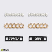 アウトレット ZUMBA ズンバ 正規品 LOVE シューズ チャーム 6点セット MULTI|ZUMBAセール