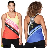 ZUMBA-ズンバ-ZUMBA ズンバ 正規品 MOVE ルーズ プリント タンクトップ CHERRY PERIWINKLE XSサイズ Sサイズ Mサイズ|1月17日18時発売|新着商品