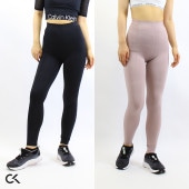�����ȥ�å� Calvin Klein ����Х󥯥饤�� 7/8 ��󥰥� ���ȥ�å� �쥮�� BLACK GRAYROSE S������