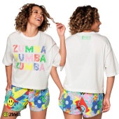 ZUMBA ズンバ 正規品 5分袖 ロゴ Tシャツ WHITE XSサイズ Sサイズ Mサイズ|4月3日18時発売|新着商品