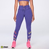 アウトレット ZUMBA ズンバ 正規品 ロゴ レギンス PURPLE XSサイズ Sサイズ Mサイズ|ZUMBAセール