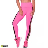 アウトレット ZUMBA ズンバ 正規品 ロゴ サイドライン レギンス PINK XSサイズ Sサイズ Mサイズ Lサイズ|ZUMBAセール