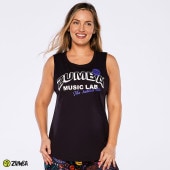 アウトレット ZUMBA ズンバ 正規品 MUSIC LAB タンクトップ BLACK XSサイズ Sサイズ Mサイズ Lサイズ|ZUMBAセール