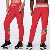 アウトレット ZUMBA ズンバ 正規品 ユニセックス ジョガーパンツ RED XSサイズ|ZUMBAセール