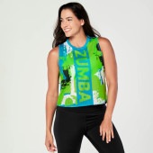 ZUMBA ズンバ 正規品  タンクトップ PINK LIME　XSサイズ Sサイズ Mサイズ|LADIES トップス|ZUMBA-ズンバ-
