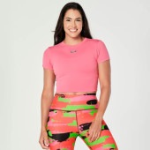 ZUMBA ズンバ 正規品  クロップトップ BLACK PINK　XSサイズ Sサイズ|LADIES トップス|ZUMBA-ズンバ-