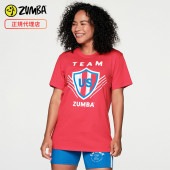 ZUMBA ズンバ 正規品 TEAM ZUMBA ユニセックス Tシャツ RED XS/Sサイズ M/Lサイズ|2月26日18時発売|新着商品
