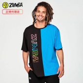 ZUMBA ズンバ 正規品 FIERCE AND FIRED UP CREW NECK Tシャツ BLACK/BLUE Sサイズ Mサイズ Lサイズ|3月25日18時発売|新着商品
