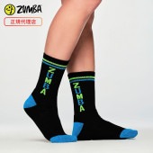 ZUMBA ズンバ 正規品 ZUMBA FIRED UP HIGH ソックス BLACK ワンサイズ|3月25日18時発売|新着商品