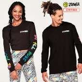 ZUMBA ズンバ 正規品 ZUMBA CELEBRATE ロングスリーブTシャツ BLACK ブラック XSサイズ Sサイズ Mサイズ|新着商品
