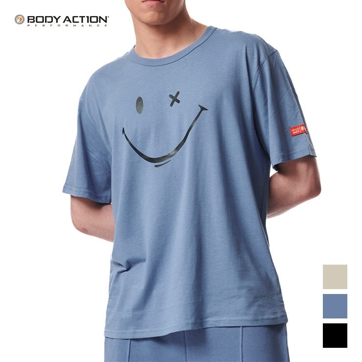 ★日本未入荷*Massimo Dutti*新作*ワイドフィットTシャツ/BL★ アウトレット BODY ACTION ボディアクション RELAXED FIT