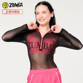 ZUMBA ズンバ 正規品 PREP MOCK NECK ZIP UP ボディスーツ BLACK ブラック XSサイズ Sサイズ|新着商品
