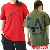 LA BODY ���륨���ܥǥ� T����� ��100�� Ⱦµ ��å� ���꡼�� ������������ �ե��åȥͥ� ���� ���ݡ��� ���� �襬 ������