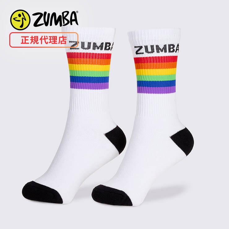 Zumba ズンバ ロゴ ハイソックス 靴下 ZUMBA公式/ZUMBA ズンバ ソックス ハイソックス 靴下 くつ下