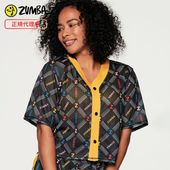 ȥå ZUMBA   SPORT MODE CROP MESH BASEBALL  BLACK XS S M L