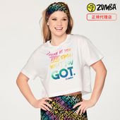 ȥå ZUMBA   ZUMBA UNITE CROP ȥåץ WHITE ۥ磻 S M