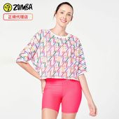 ȥå ZUMBA   PREP BOXY DOLMAN CROP TOP T WHITE ۥ磻 XS S M