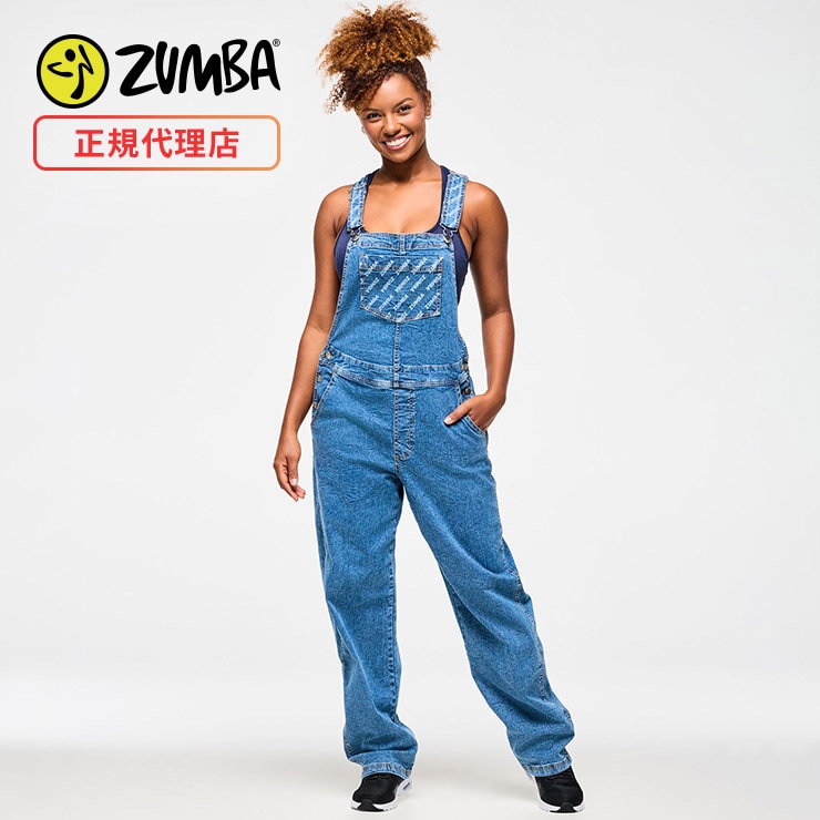 国内発送【Zumbaズンバ 】Blue Jean Long Vest(2025.7新作) ZUMBA公式/ZUMBA ズンバ パンツ オーバーオール レディース